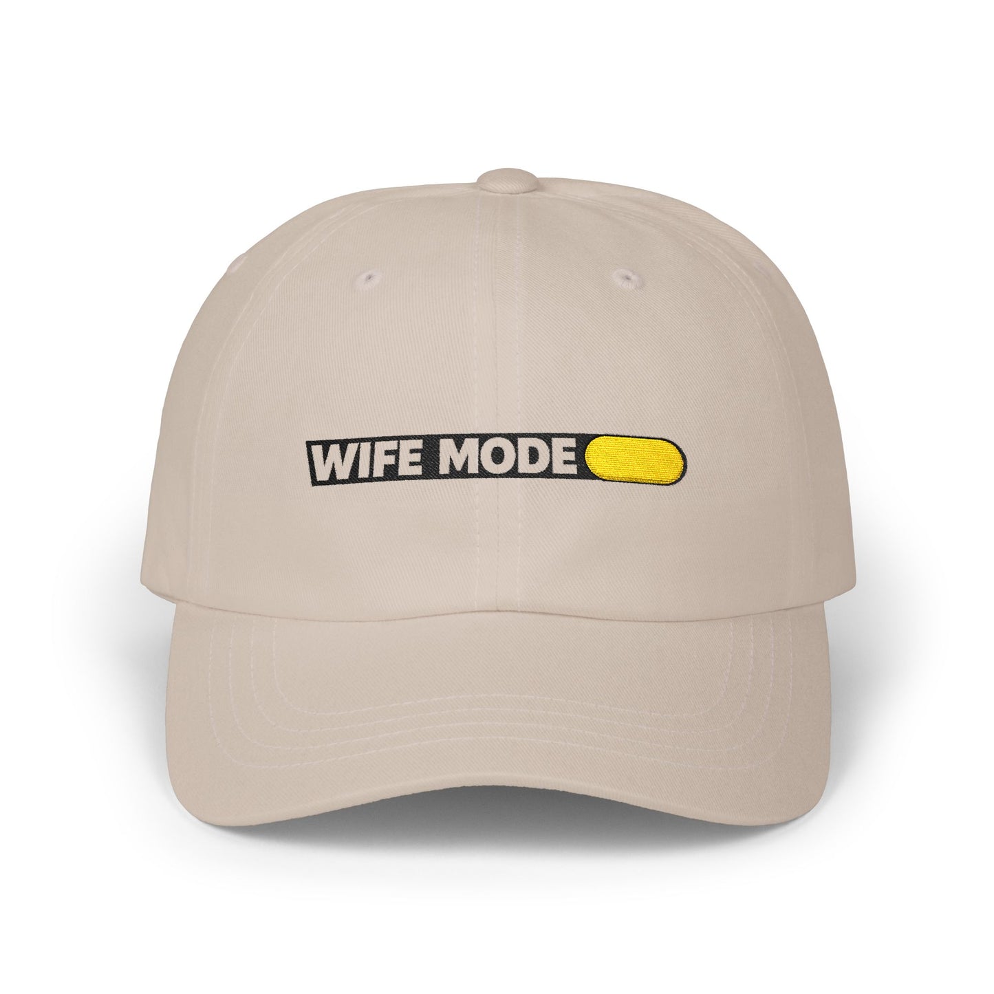 Wife Mode Progress Bar Dad Cap | Embroidered Baseball Hat
