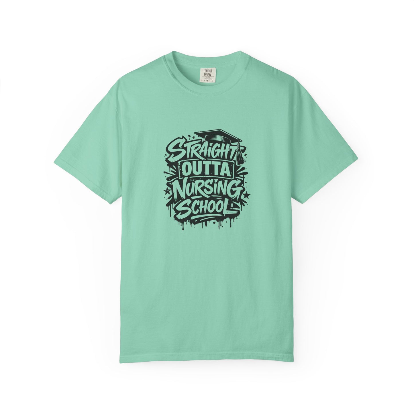 Straight Outta Nursing School T-shirt | Nursing Graduate Tee, Cap Graphic