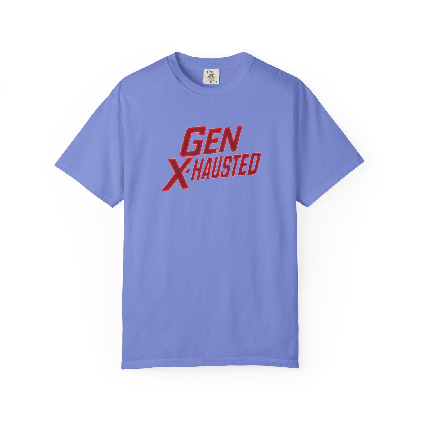 Gen X-Hausted Unisex T-Shirt, Vintage Style Tee, Funny Gift for Gen X, Casual Wear, Humor Shirt