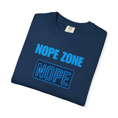 Nope Zone Humor Gen X T-shirt, Unisex Tee, Vintage Graphic Tee, Funny Shirt, Sarcastic Tee, Retro Gift