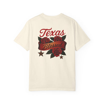 Texas Blessed Unisex Garment-Dyed T-shirt | Casual Tee for Everyday Wear, Perfect Gift for Texas Lovers, Birthday, and Celebrations, [...]
