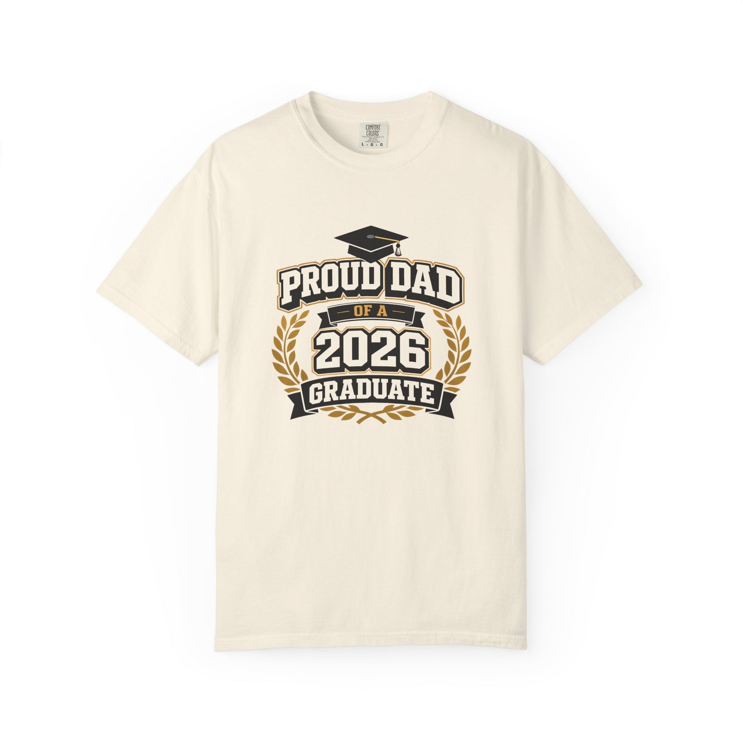 Proud Dad of a 2026 Graduate T-shirt | Graduation Dad Tee, Class of 2026