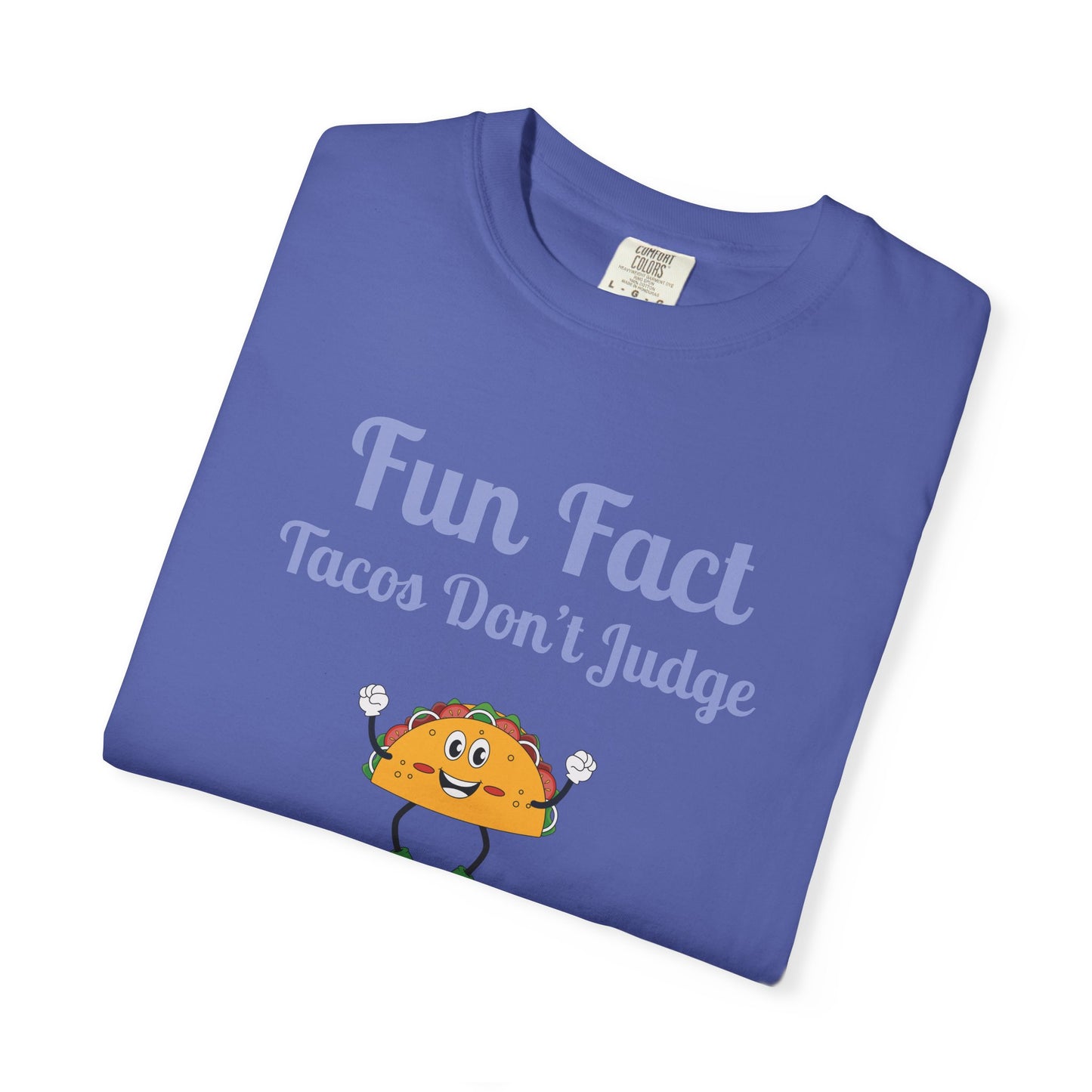 Fun Fact Taco Unisex Tee - Humorous Foodie Shirt, Gift for Taco Lovers, Casual Wear, Cute Graphic Tee