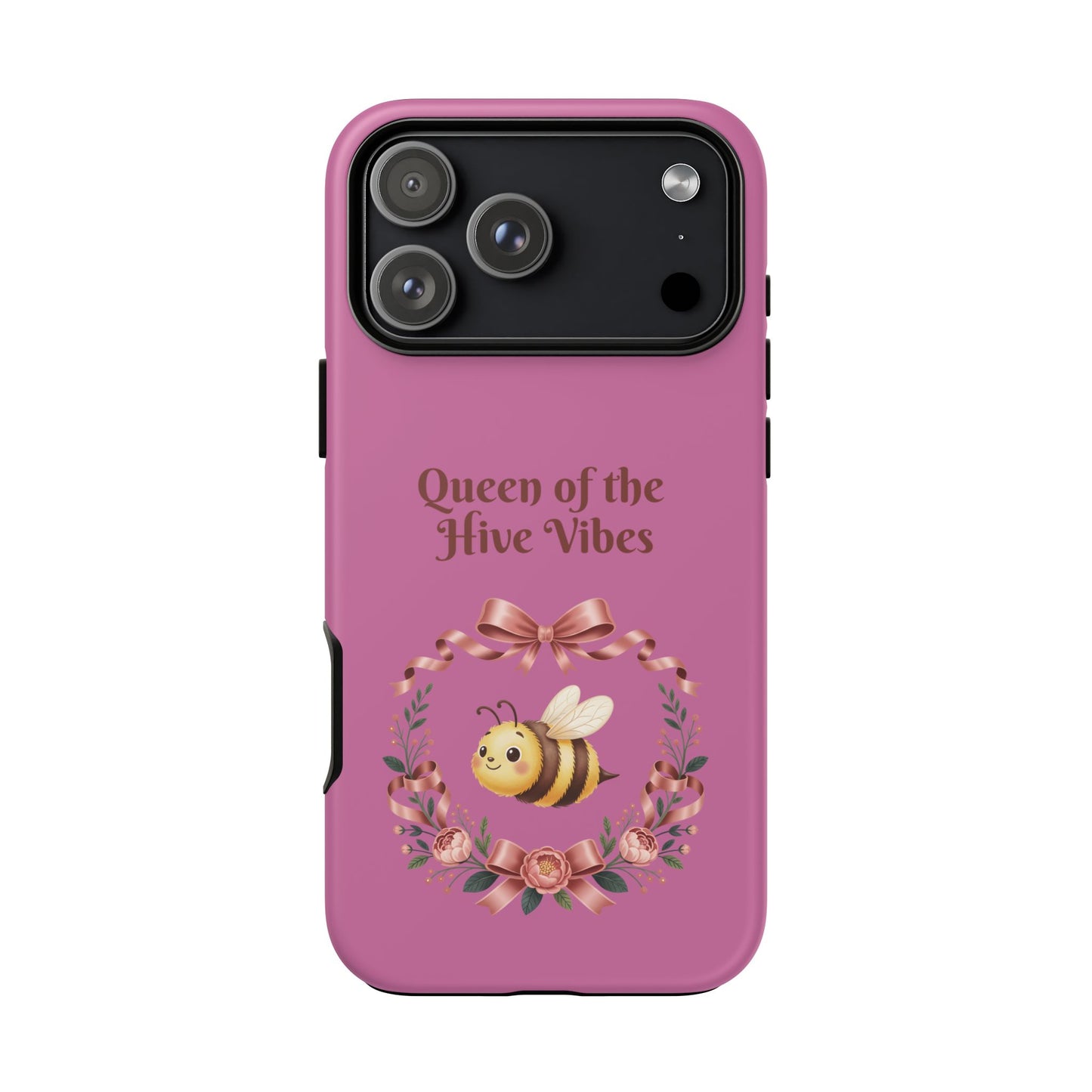 Queen of the Hive Bee Phone Case | Cute Floral Bee iPhone Case