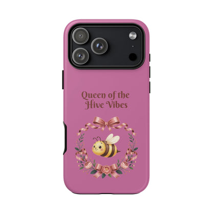 Queen of the Hive Bee Phone Case | Cute Floral Bee iPhone Case