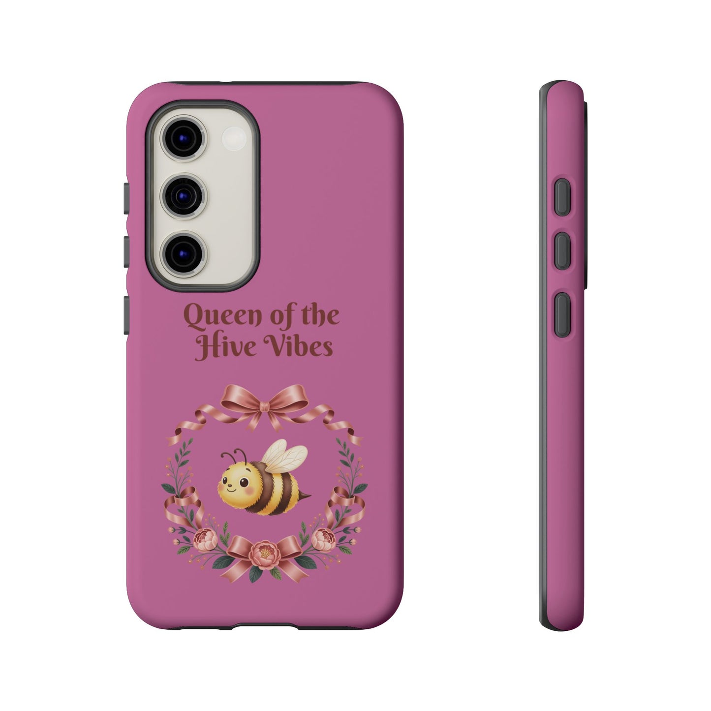 Queen of the Hive Bee Phone Case | Cute Floral Bee iPhone Case