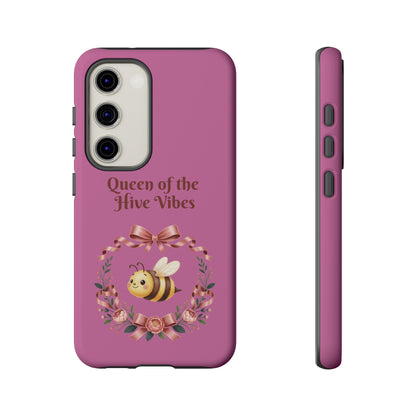 Queen of the Hive Bee Phone Case | Cute Floral Bee iPhone Case