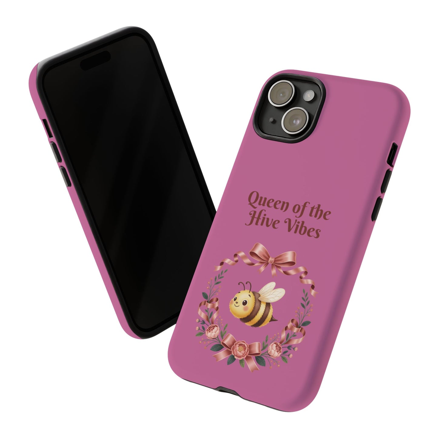 Queen of the Hive Bee Phone Case | Cute Floral Bee iPhone Case