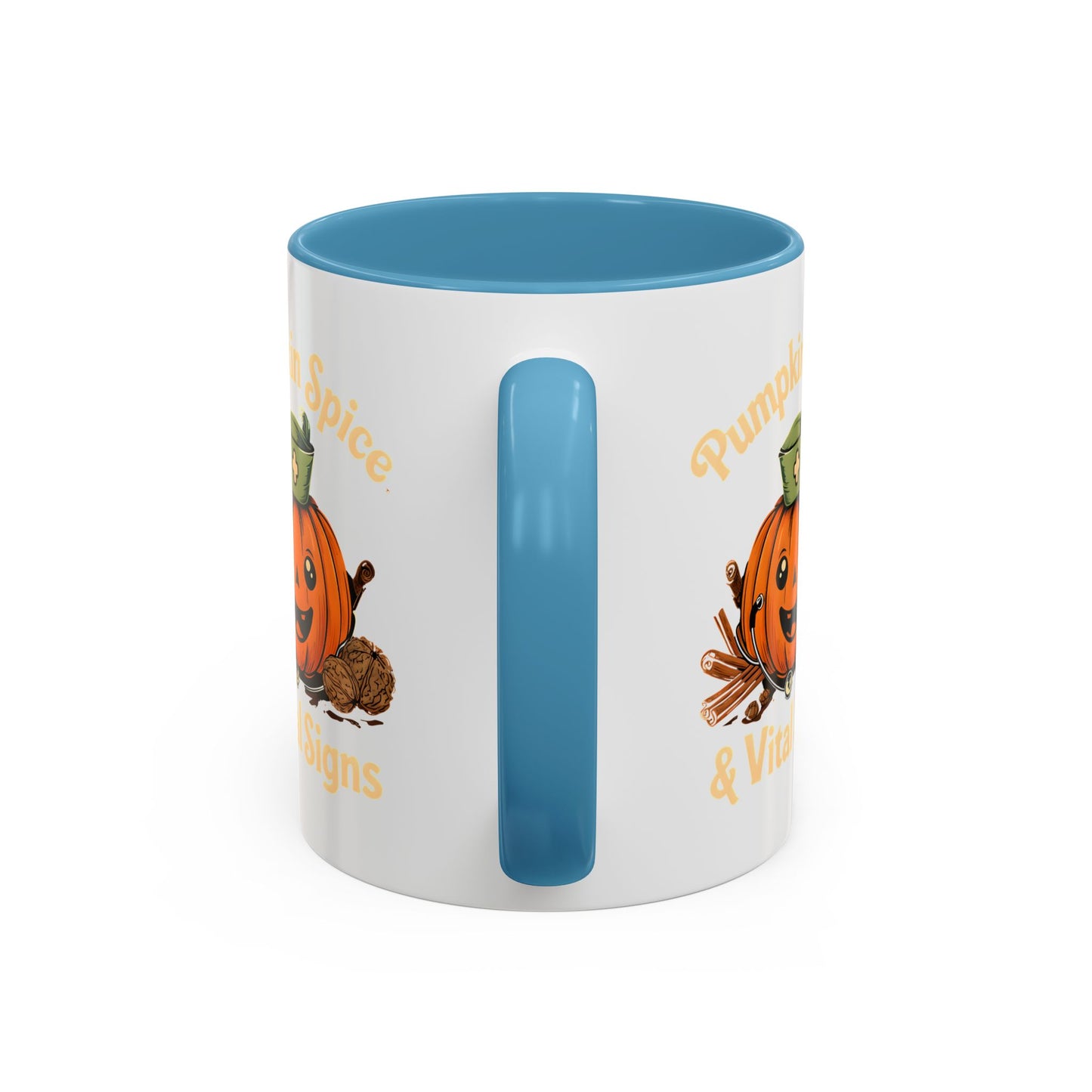 Pumpkin Spice Coffee Mug - Perfect for Fall Decor, Nursing Gifts, Halloween Parties, Cozy Mornings, Harvest Gatherings