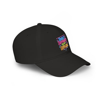 Built Different Offline graphic Baseball Cap | Retro Neon Patch