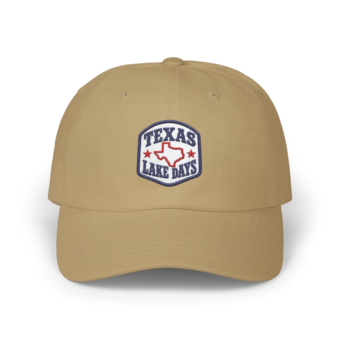 Texas Lake Days Dad Cap | Embroidered Patch Baseball Hat