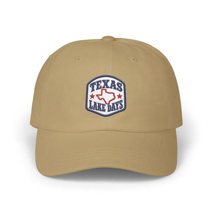 Texas Lake Days Dad Cap | Embroidered Patch Baseball Hat