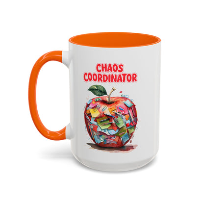 Chaos Coordinator Coffee Mug - Fun Gift for Teachers, Office Decor, Teacher Appreciation, Funny Coffee Cup, Classroom Supplies
