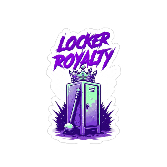 Die-Cut Outdoor Stickers, Locker Royalty Cool Sports Decal, Custom Vehicle Stickers, Unique Gift for Gamer, Hipster Vibe