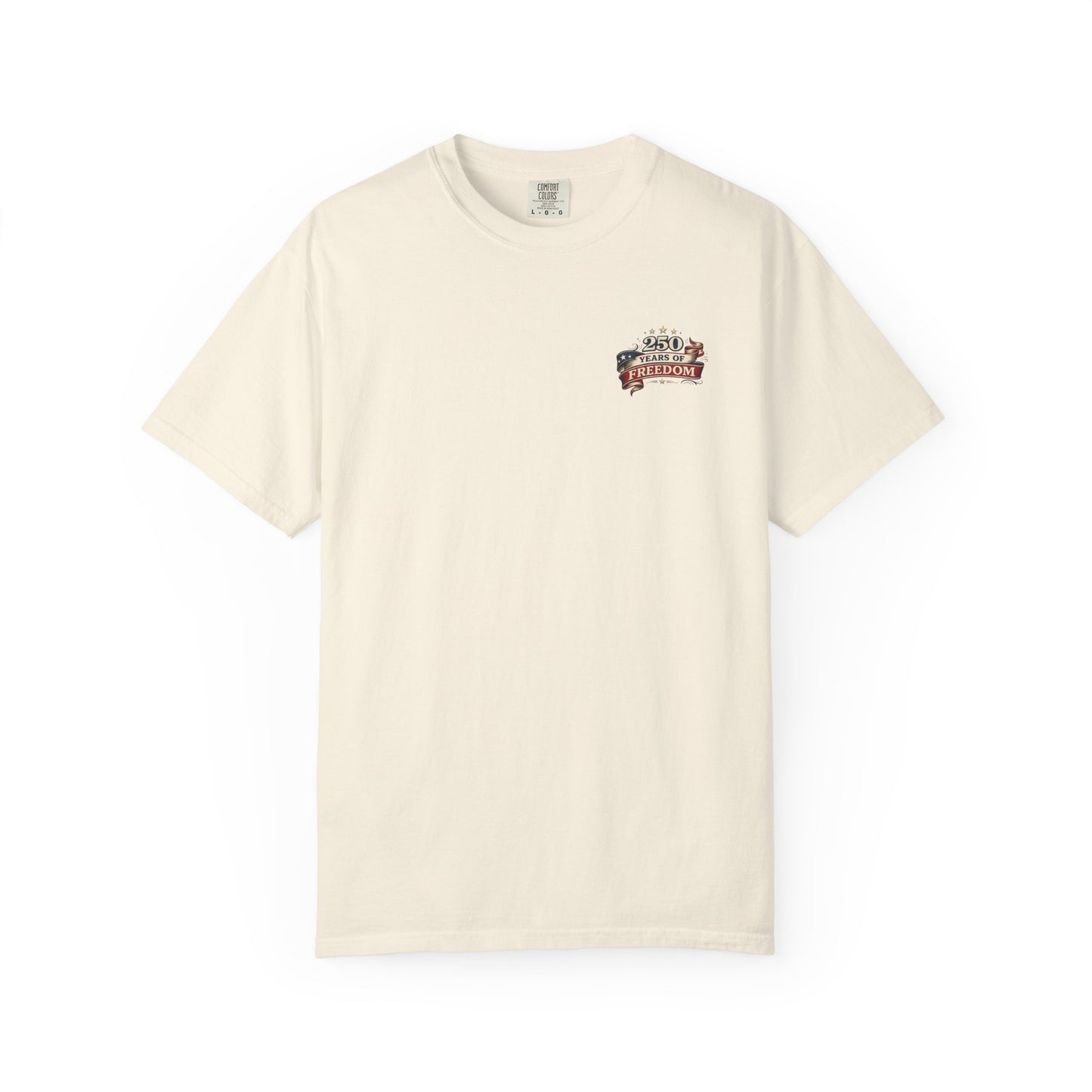 250 Years of Freedom T-shirt | American Flag Ribbon Patriotic Tee
