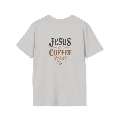 Jesus & Coffee First T-Shirt | Christian Coffee Tee