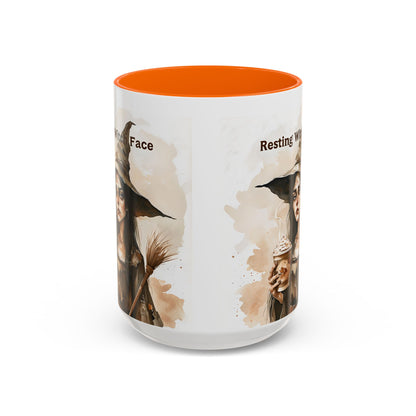 Resting Witch Face Coffee Mug - Halloween Mug, Funny Mug, Witch Mug, Halloween Gift, Coffee Lover Gift