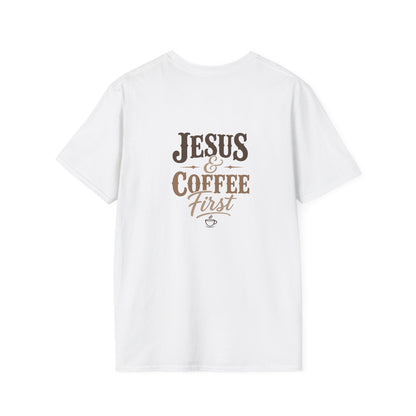 Jesus & Coffee First T-Shirt | Christian Coffee Tee
