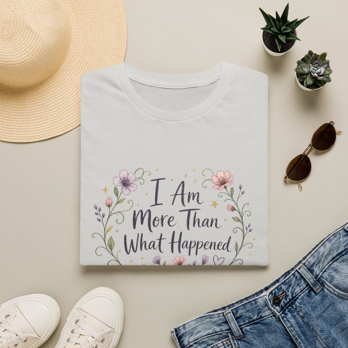 I Am More Than What Happened T-Shirt | Abuse Survivor Inspiration