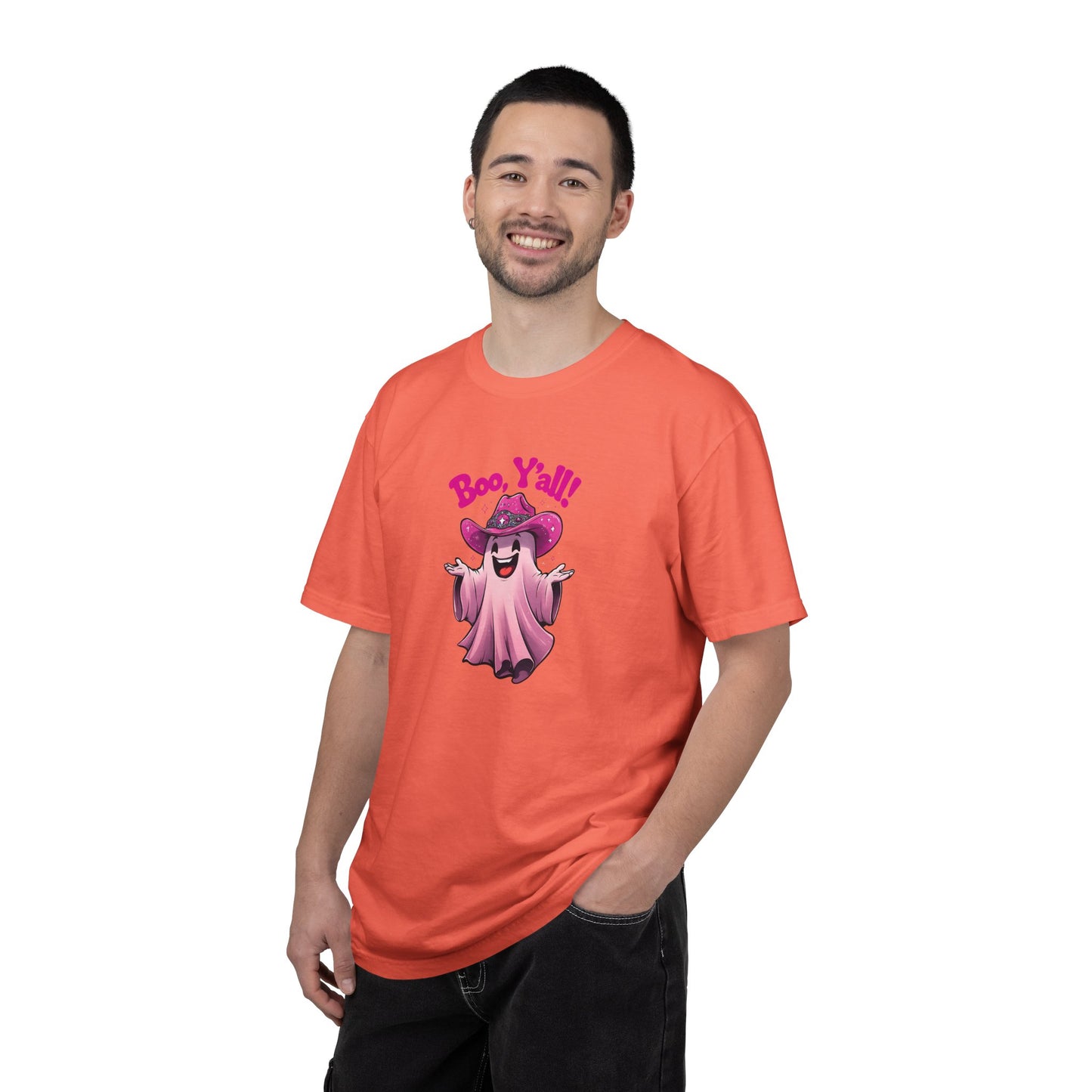 Boo Y'all Ghost T-Shirt, Fun Halloween Tee, Unisex Shirt, Cute Ghost Apparel, Spooky Season Outfit