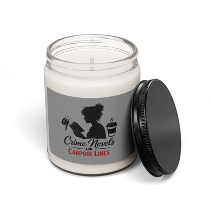 Crime Novels and Carpool Lines Candle | Scented Soy Candle