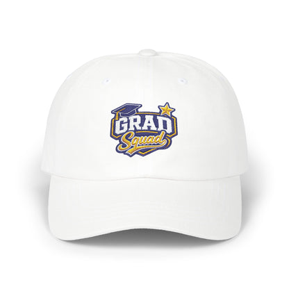 Grad Squad Dad Cap | Graduation embroidered hat, school colors