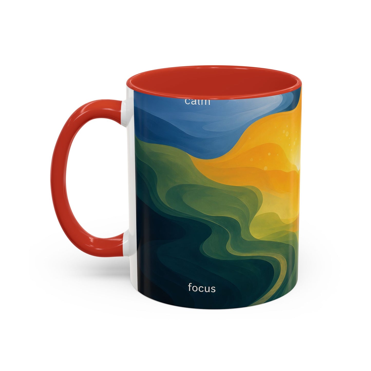Colorful Emotional Spectrum Mug | Personalized Name Coffee Mug