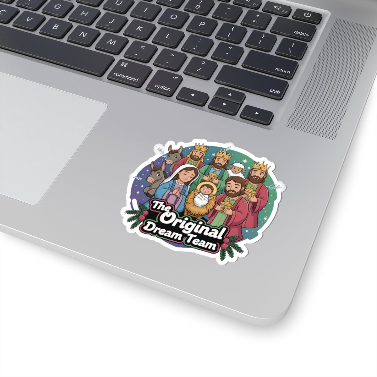 The Original Dream Team Nativity Sticker | Kiss-Cut Christmas Sticker