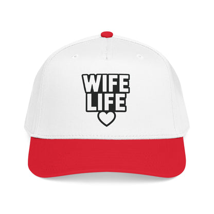 Wife Life Mid Profile Baseball Cap | Wife Life Baseball Hat