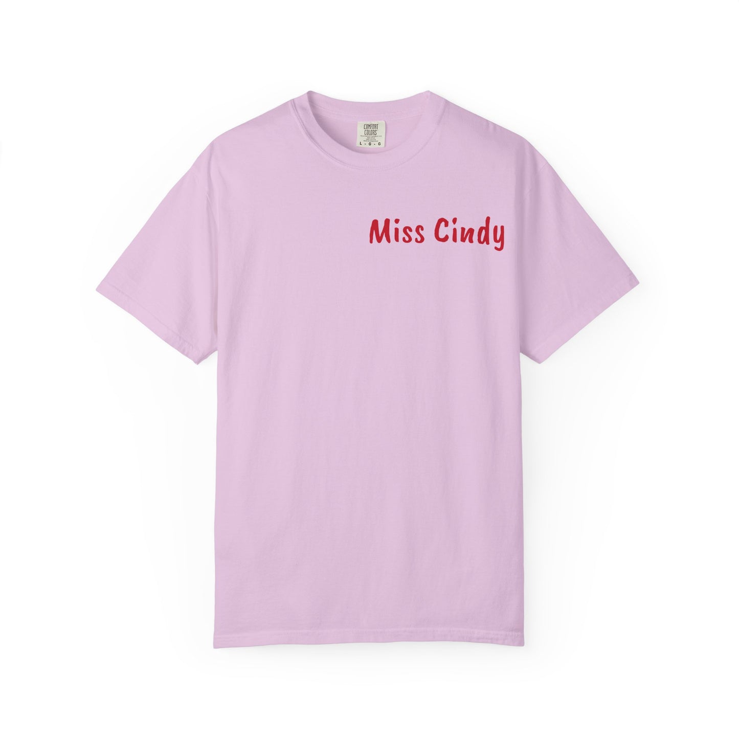 Unisex Garment-Dyed T-Shirt for Teachers - Miss Cindy, Chaos Coordinator Design, Perfect for Back to School, Appreciation Gifts, [...]