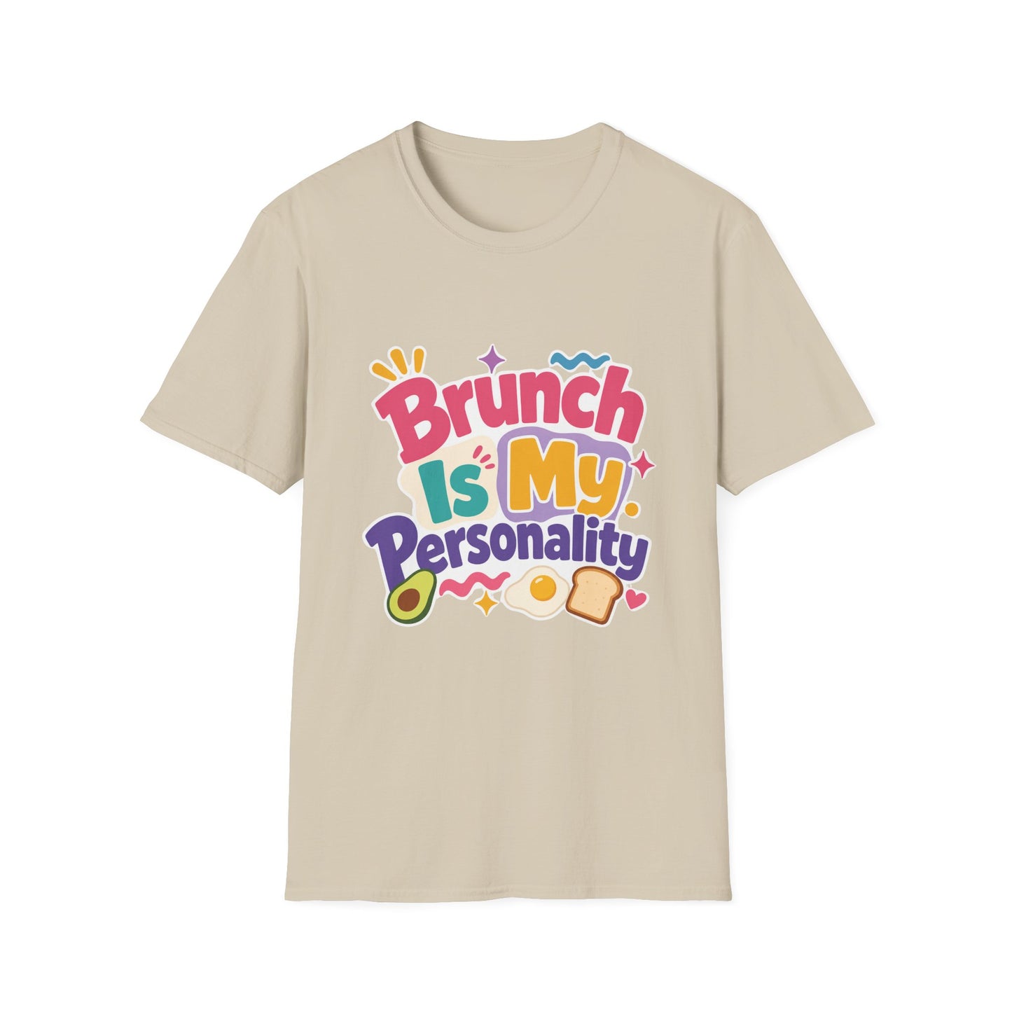 Brunch Is My Personality T-Shirt | Avocado Toast Graphic Tee