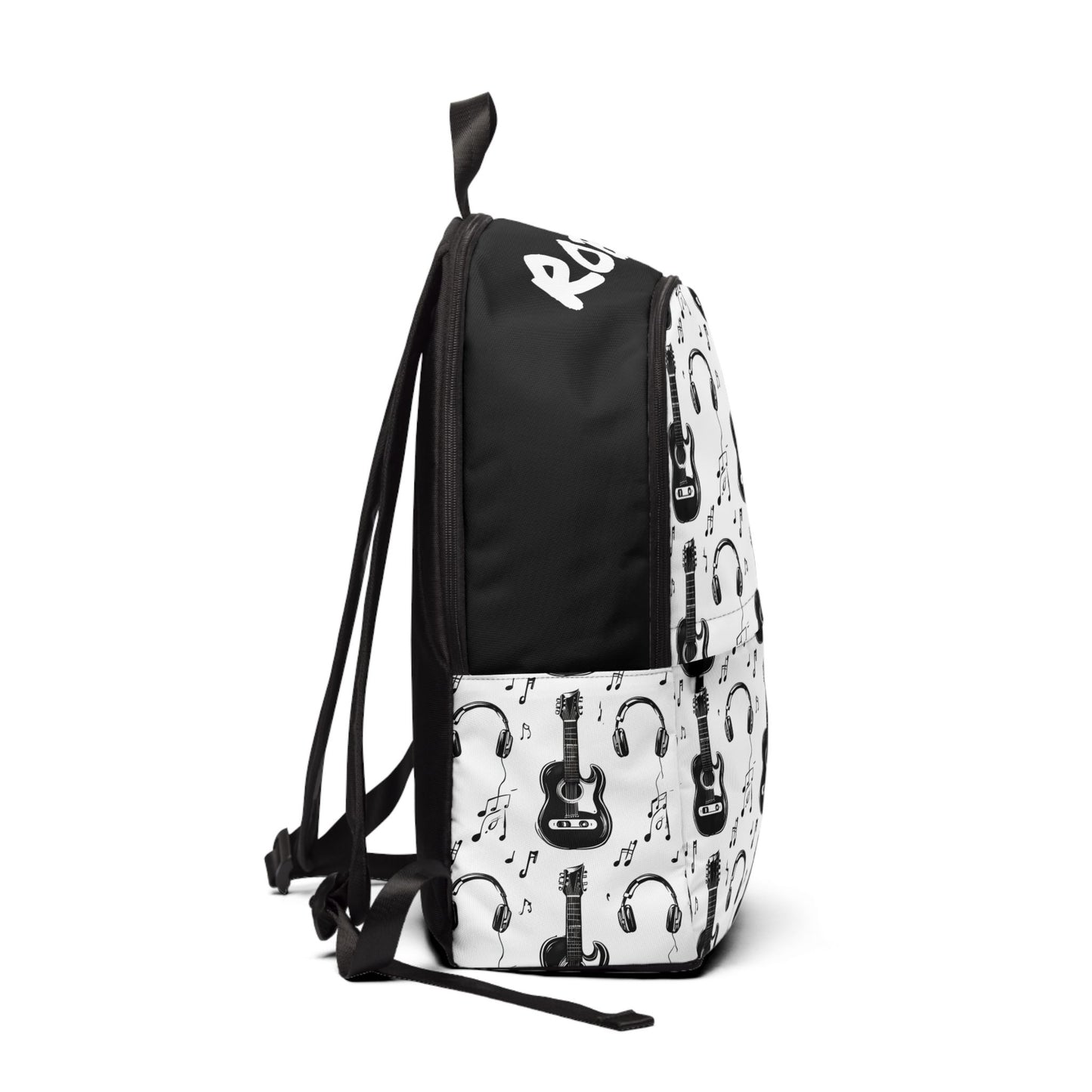 Music Lover's Custom Backpack - Personalized Gift for Students, Guitar Bag, Trendy School Backpack, Music Themed Backpack, Unique Day Pack