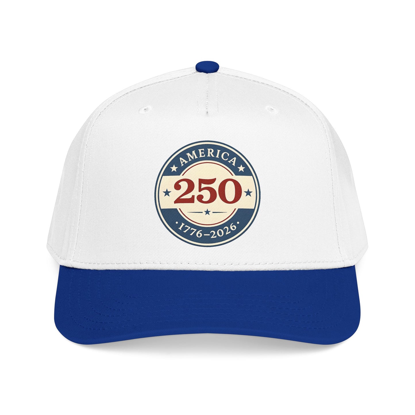 America 250 1776-2026 Patch Mid Profile Baseball Cap | 250th Anniversary Celebration