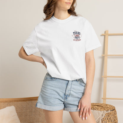 Texas Lake Days Hit Different T-shirt | State Outline Lake Life