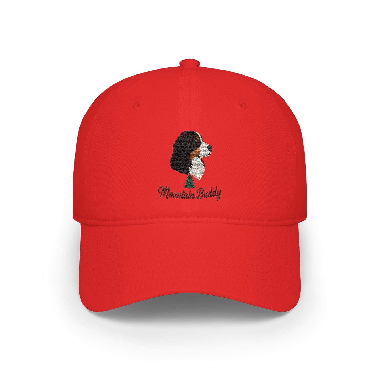 Bernese Mountain Dog Embroidered Cap | Low Profile Baseball Cap