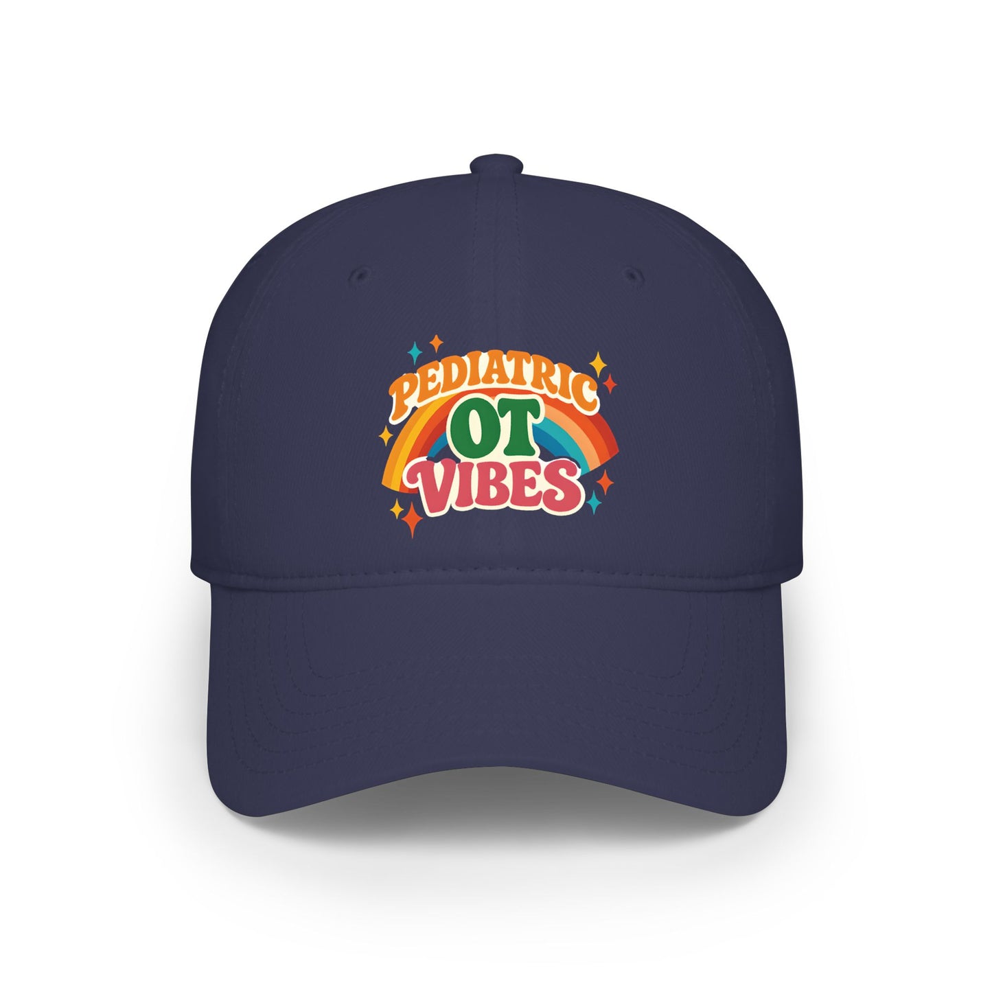 Pediatric OT Vibes Cap | Occupational Therapy Rainbow Logo