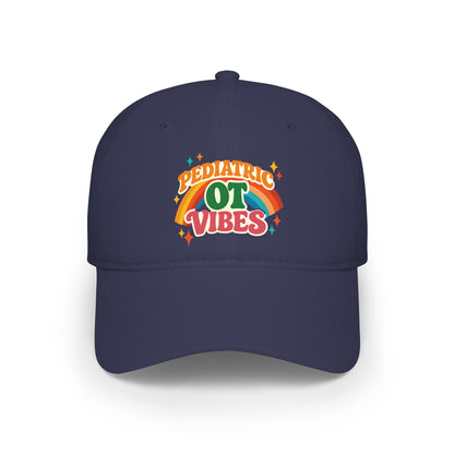 Pediatric OT Vibes Cap | Occupational Therapy Rainbow Logo