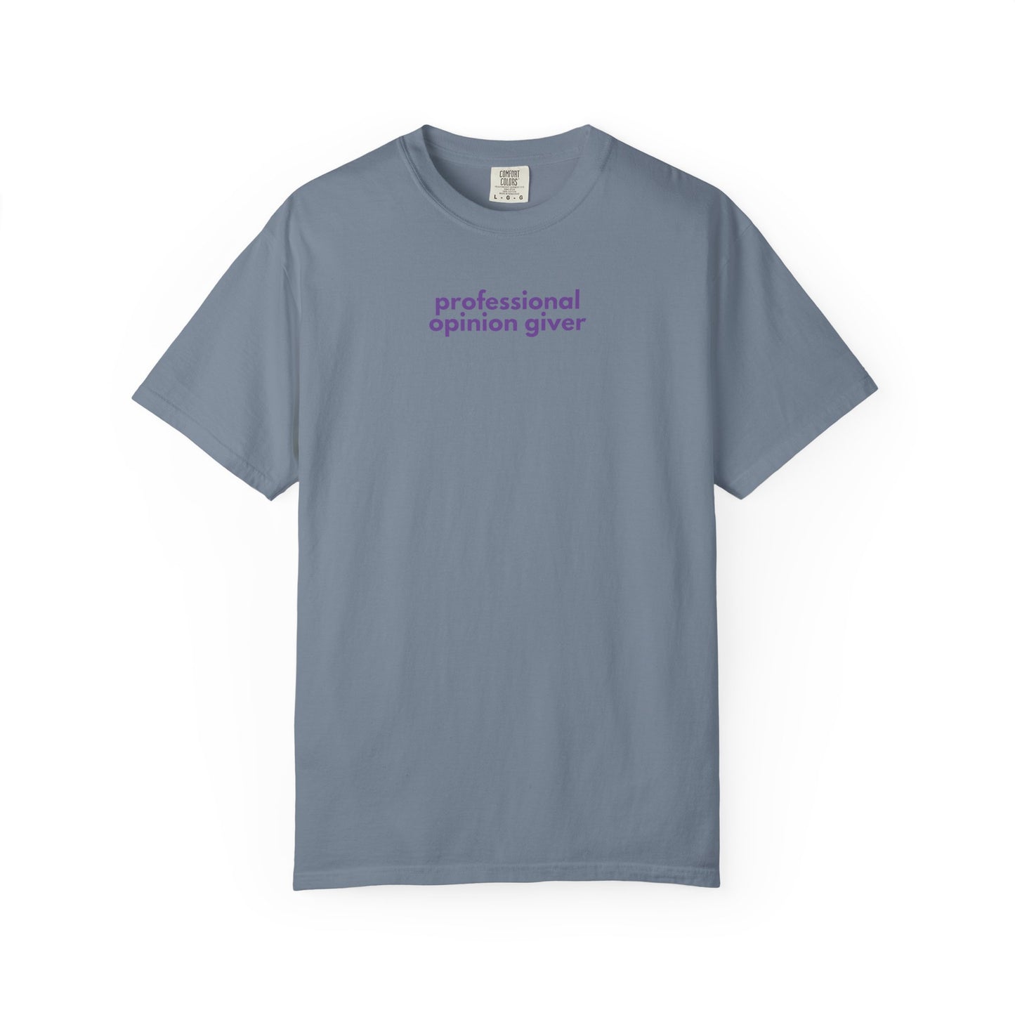 Professional Opinion Giver T-Shirt, Casual Tee, Unisex Top, Gift for Friends, Fun Tee, Everyday Wear, Humorous Apparel