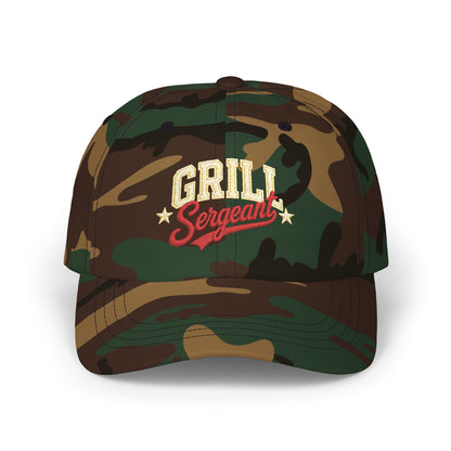 Grill Sergeant Dad Cap | Embroidered BBQ Hat, Barbecue Chef Cap