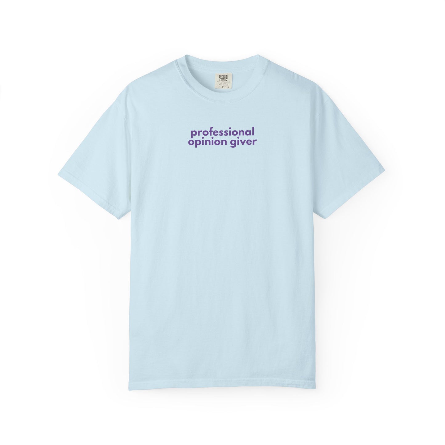 Professional Opinion Giver T-Shirt, Casual Tee, Unisex Top, Gift for Friends, Fun Tee, Everyday Wear, Humorous Apparel