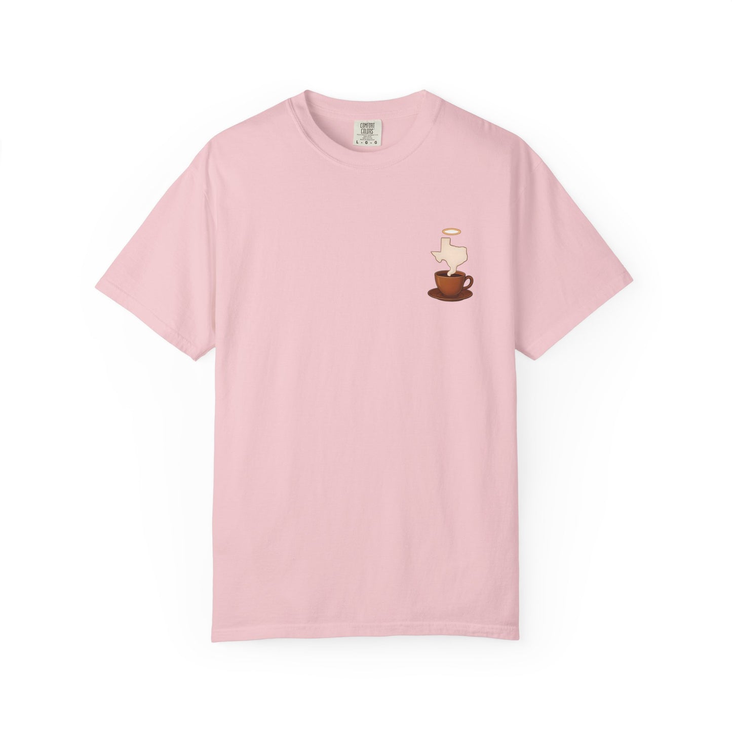 Blessings Brewed T-Shirt, Faith-Inspired Tee, Coffee Lover Gift, Texas Pride Apparel, Unisex Casual Wear
