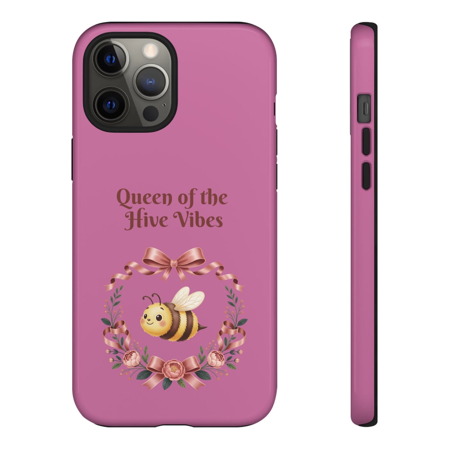 Queen of the Hive Bee Phone Case | Cute Floral Bee iPhone Case