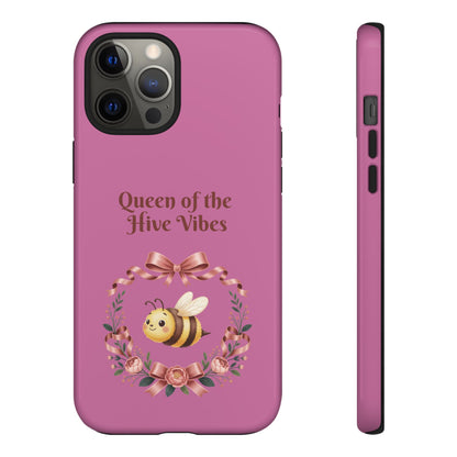 Queen of the Hive Bee Phone Case | Cute Floral Bee iPhone Case