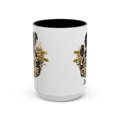 Coffee Kids and Crime Mom Podcast Mug | Accent Coffee Mug