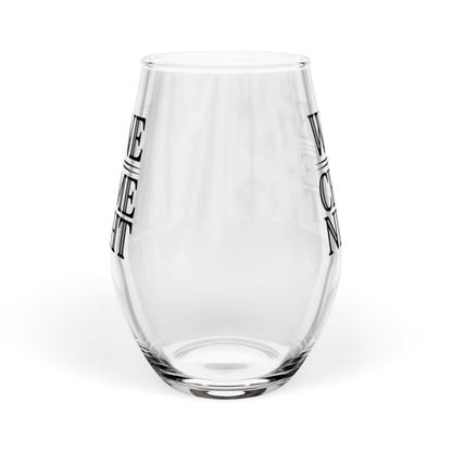 Wine & Crime Night Stemless Wine Glass | 11.75oz