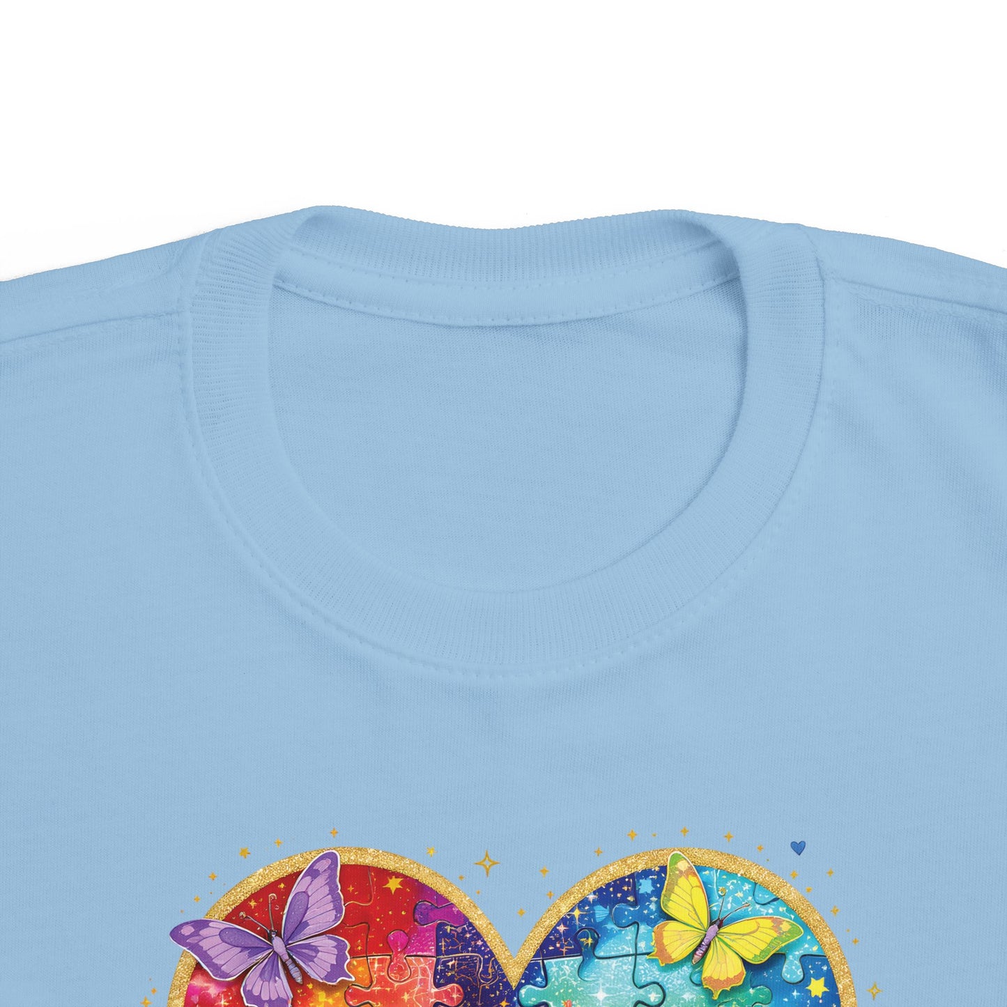Autism Puzzle Heart Toddler Tee | Accept Understand Love
