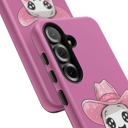 Cute Ghost Phone Case - Fun, Whimsical, Kawaii, Halloween, Gift Idea, Pink Ghost Design