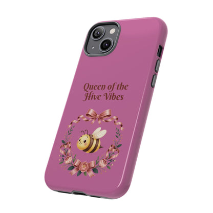 Queen of the Hive Bee Phone Case | Cute Floral Bee iPhone Case