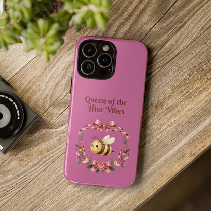 Queen of the Hive Bee Phone Case | Cute Floral Bee iPhone Case