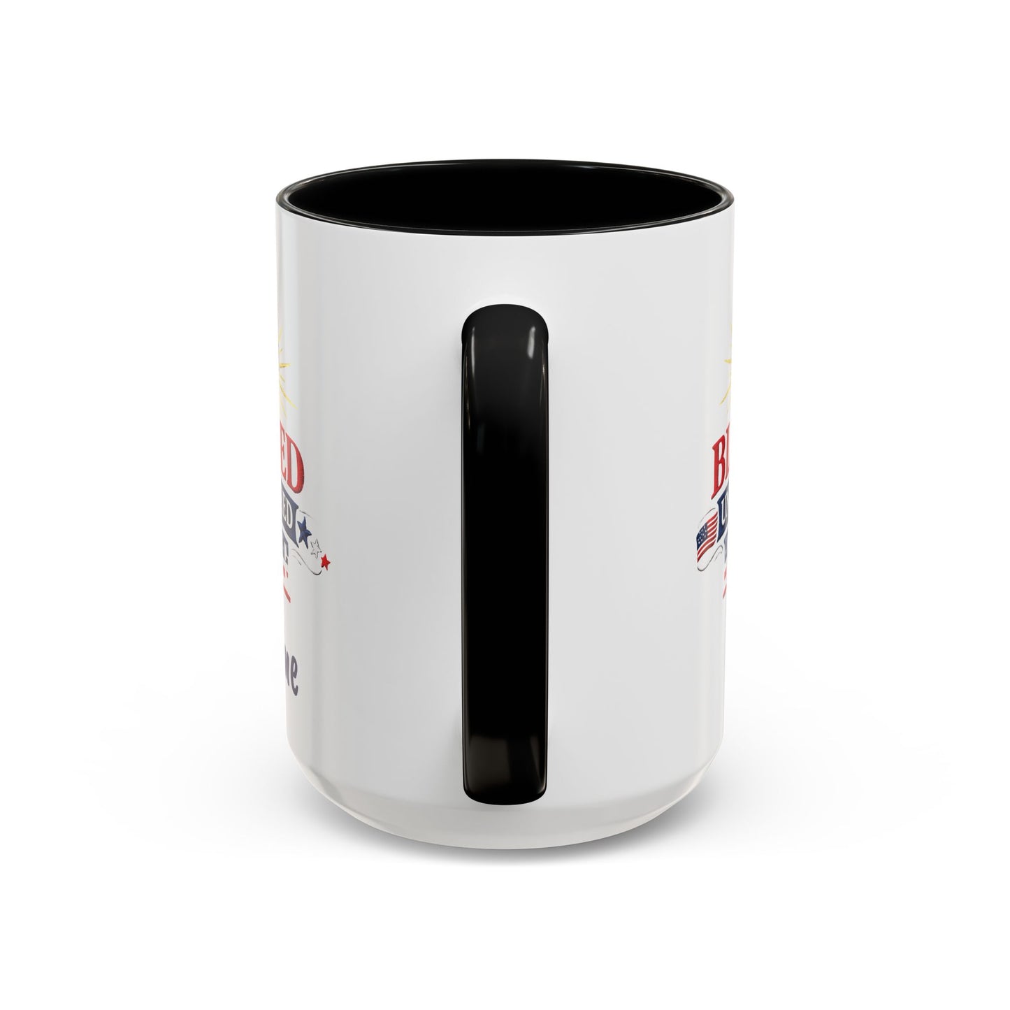 Blessed Unbothered Free, Coffee Mug | Accent Coffee Mug